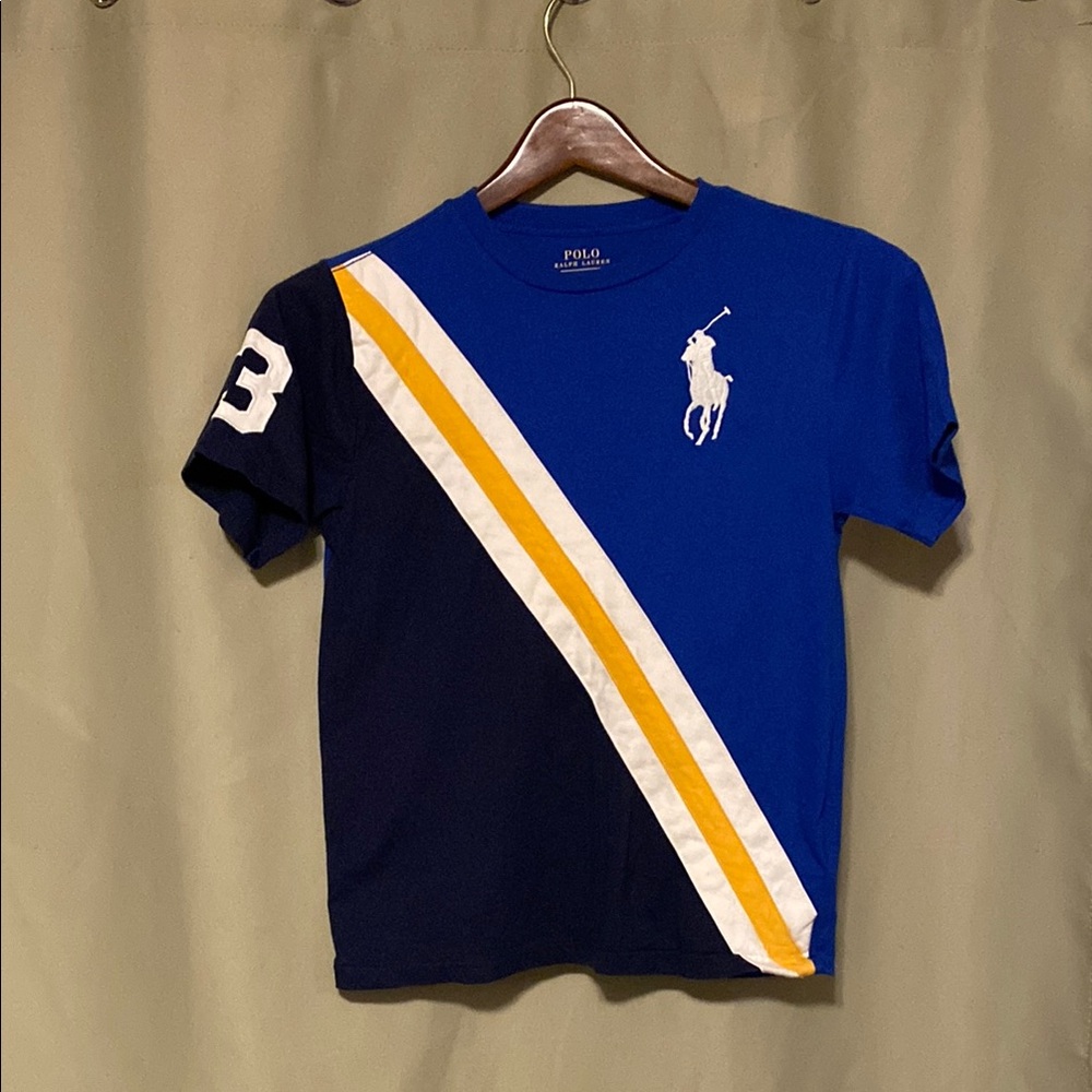 Polo Ralph Lauren Royal Blue Banner #3 Big Pony size M 10-12